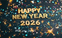 آغاز سال میلادی happy new year 2026